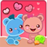 Logo of GO SMS Pro Loving Bears Theme android Application 